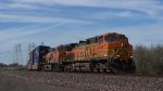 BNSF 4458 Leads an Intermodal Train 